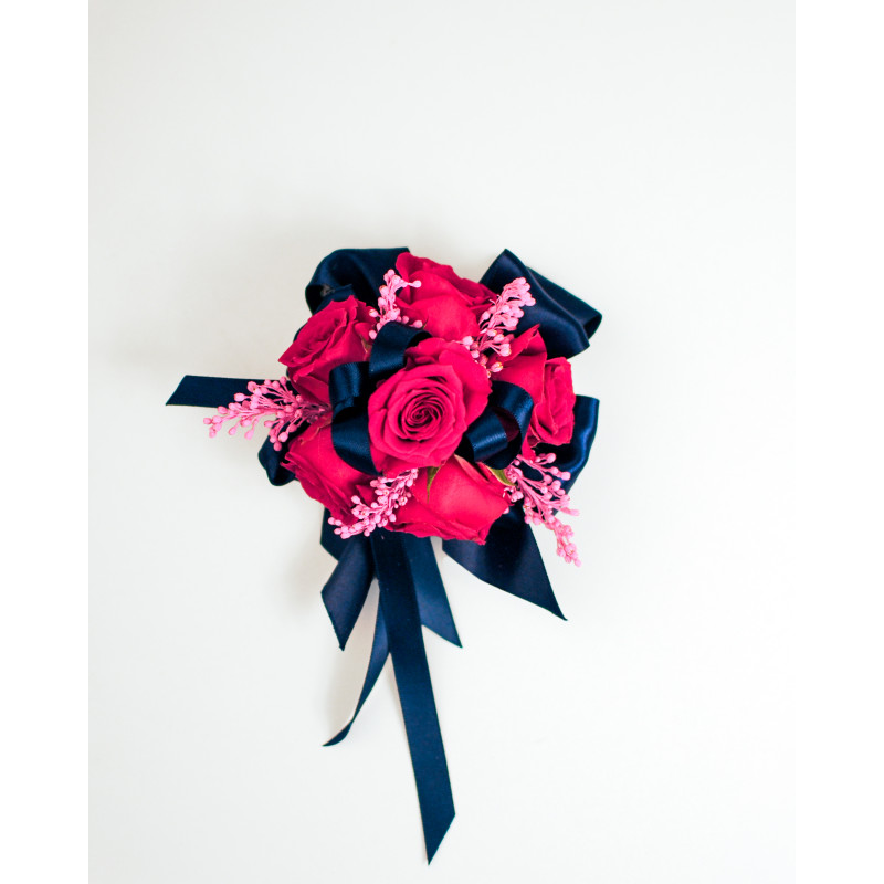 Midnight Romance Wrist Corsage - Same Day Delivery