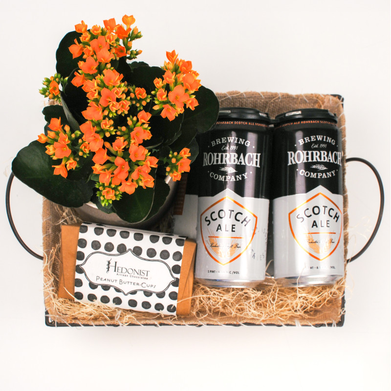 Scotch Ale and Sweet Surprises Basket - Same Day Delivery