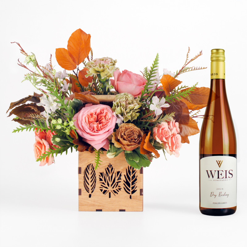 Autumn Whisper and Riesling Retreat - Same Day Delivery