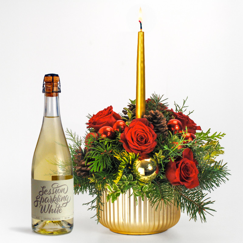 Holiday Glow & Bubbles Combo - Same Day Delivery