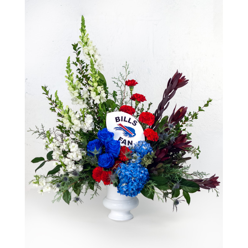 Bills Fan Tribute Urn - Same Day Delivery