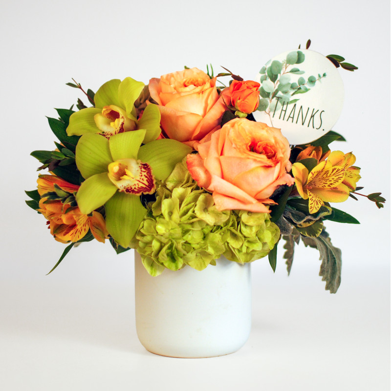 Citrus Garden Thanks Bouquet - Same Day Delivery