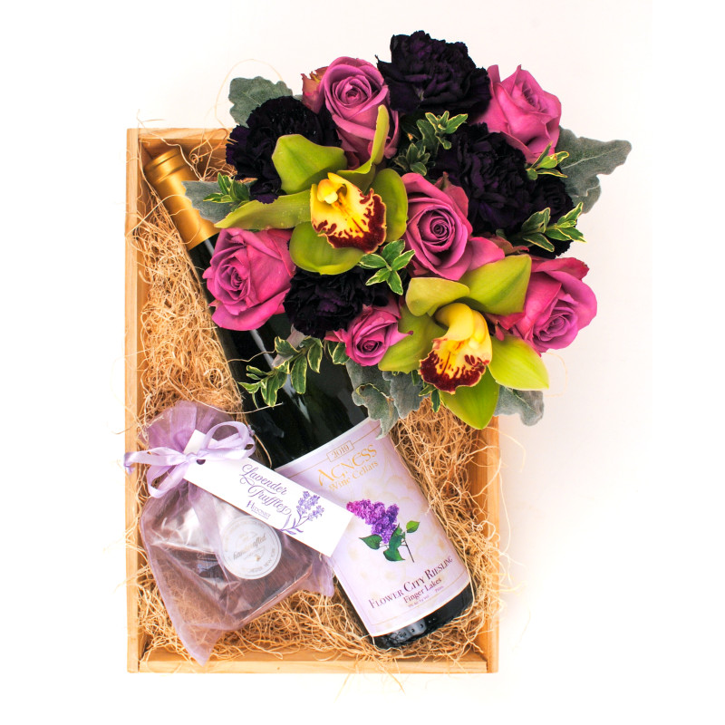 Heartfelt Lavender Gift Box - Same Day Delivery