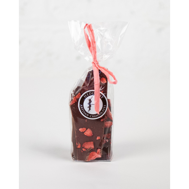 Hedonist Milk Chocolate Strawberry Bark - Same Day Delivery
