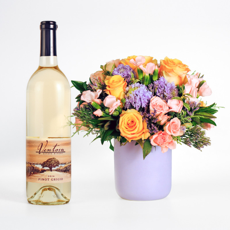 Be My Honey with Pino Gris - Same Day Delivery