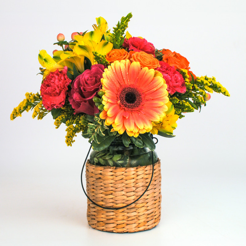 Morning Mimosa Vased Bouquet - Same Day Delivery