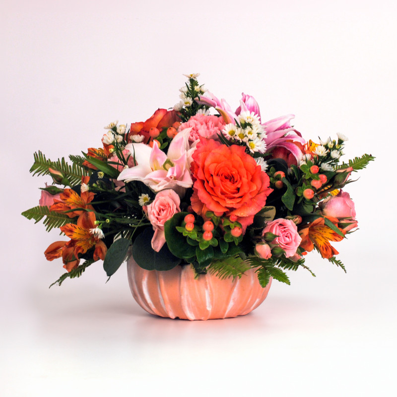 Blissful Spring Centerpiece - Same Day Delivery