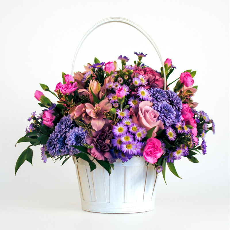 Blossom Basket Delight - Same Day Delivery