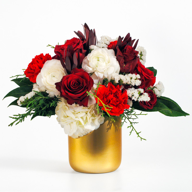 Gilded Holiday Bouquet - Same Day Delivery