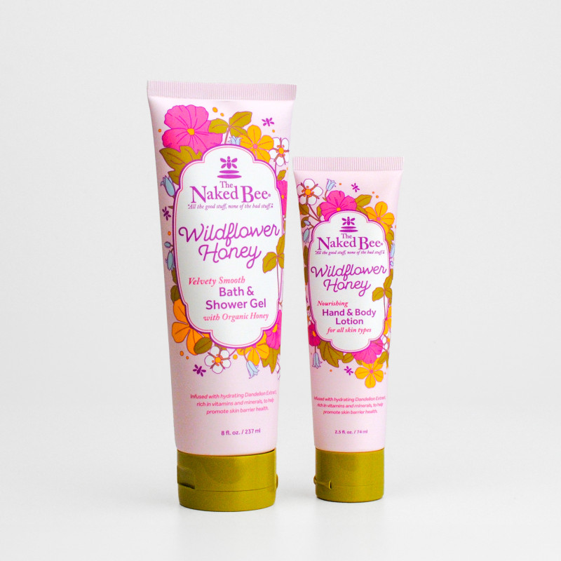 Naked Bee Wildflower Honey Lotion and Shower Gel - Same Day Delivery