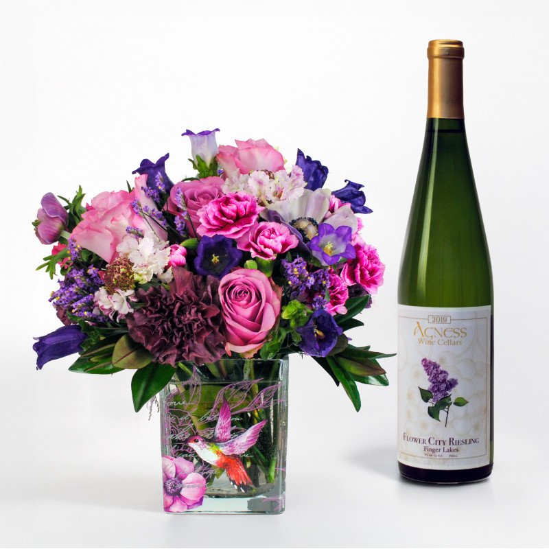Hummingbird Haven and Flower City Riesling Duo - Same Day Delivery