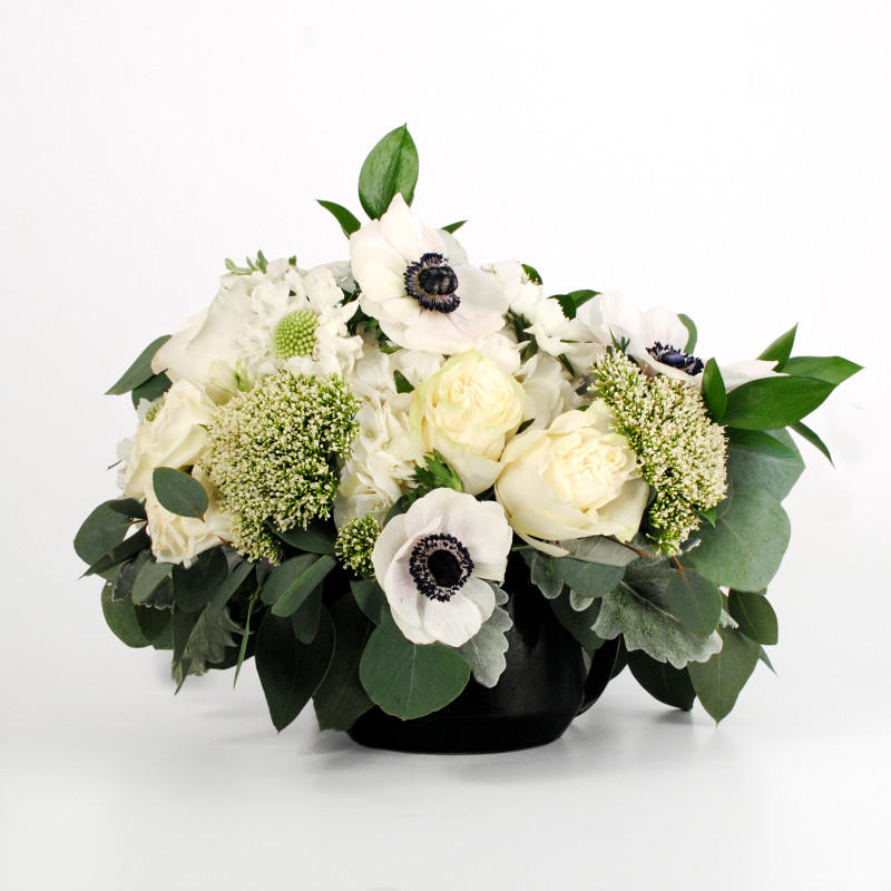 Ebony and Ivory Bouquet - Same Day Delivery