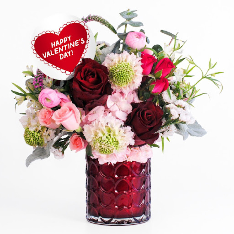 Happy Valentines Day Bouquet - Same Day Delivery