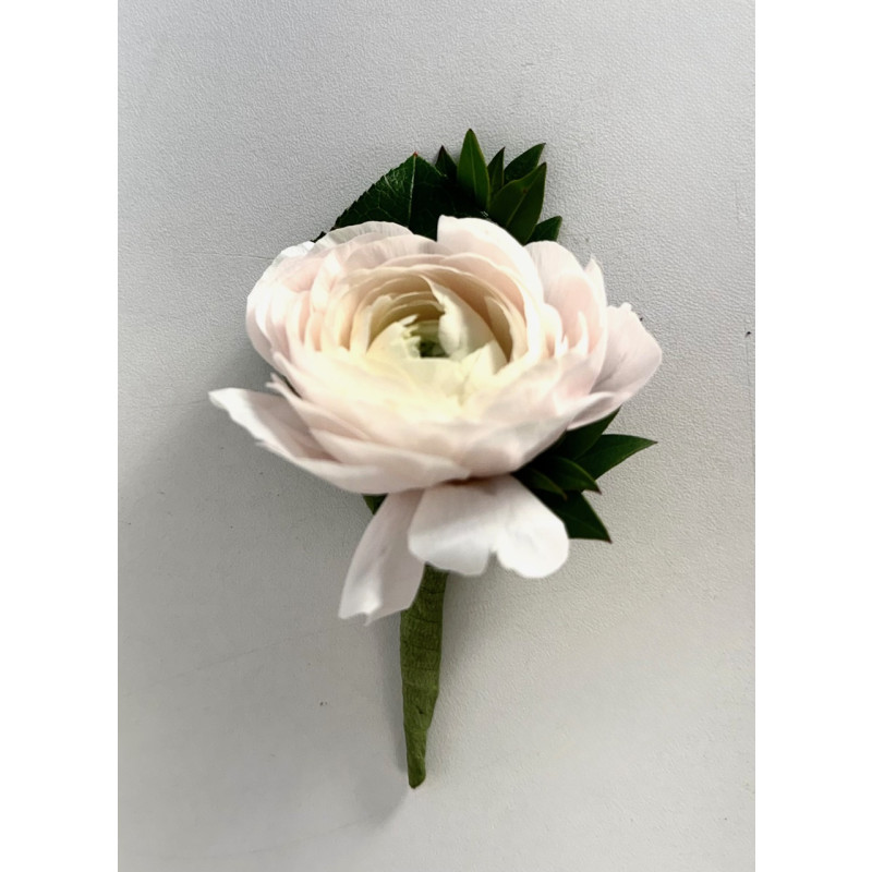 Silver Cuff Ranunculus Corsage - Same Day Delivery