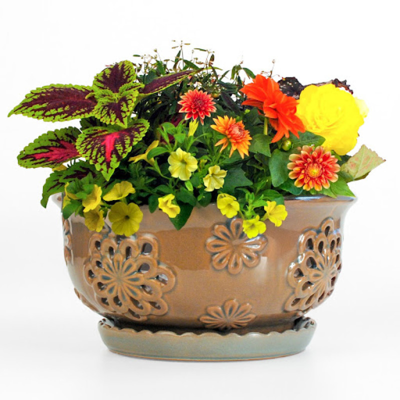 Moms Garden Glow Outdoor Porch Planter - Same Day Delivery