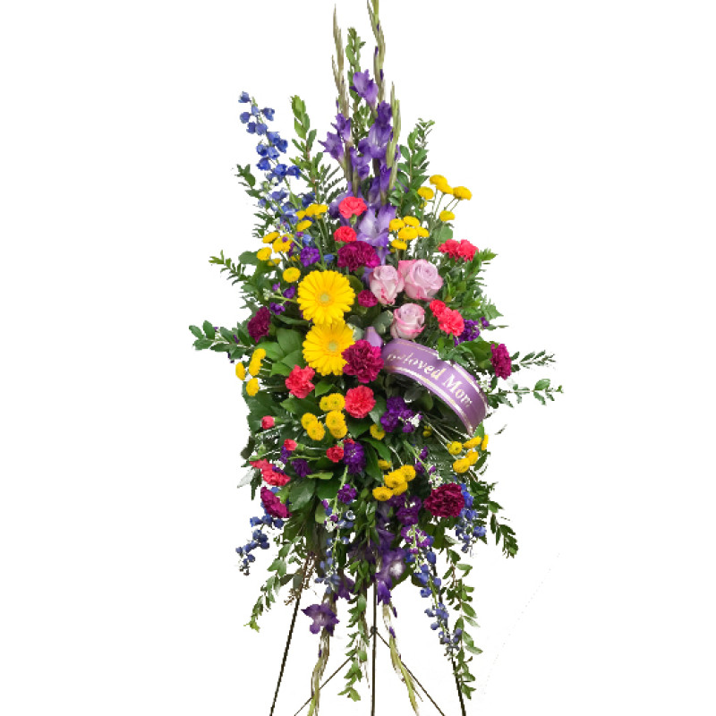 Colorful Reflections Standing Spray - Same Day Delivery