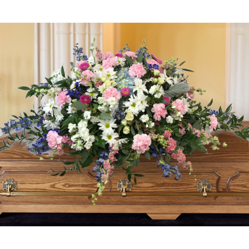 Mixed Flower Casket Spray - Same Day Delivery