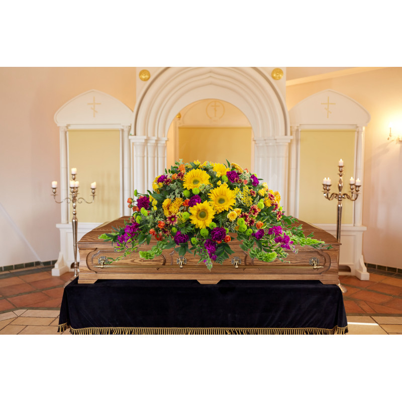 Sweet Summer Casket Spray - Same Day Delivery