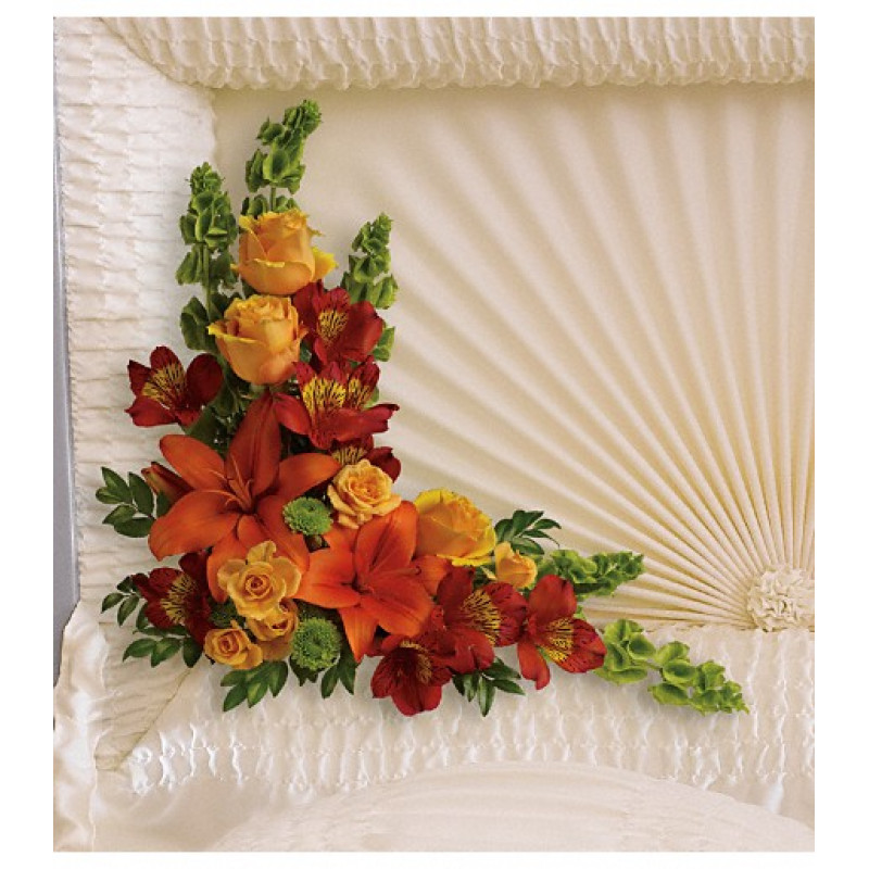 Island Sunset Casket Insert - Same Day Delivery