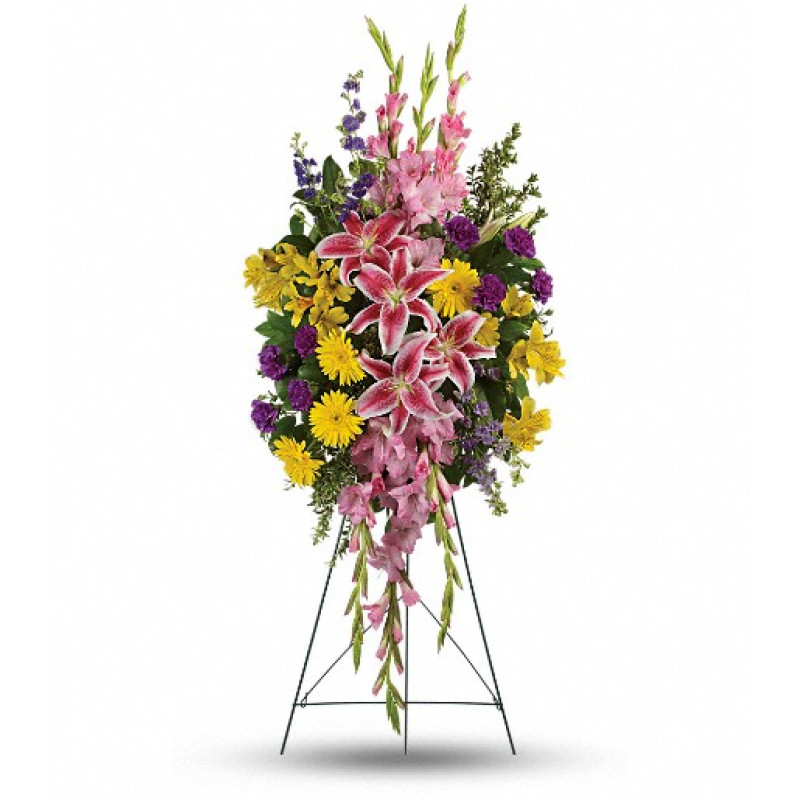 Rainbow Of Remembrance Spray - Same Day Delivery