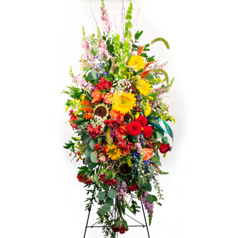 Woodland Wonder Standing Easel Spray - Same Day Delivery