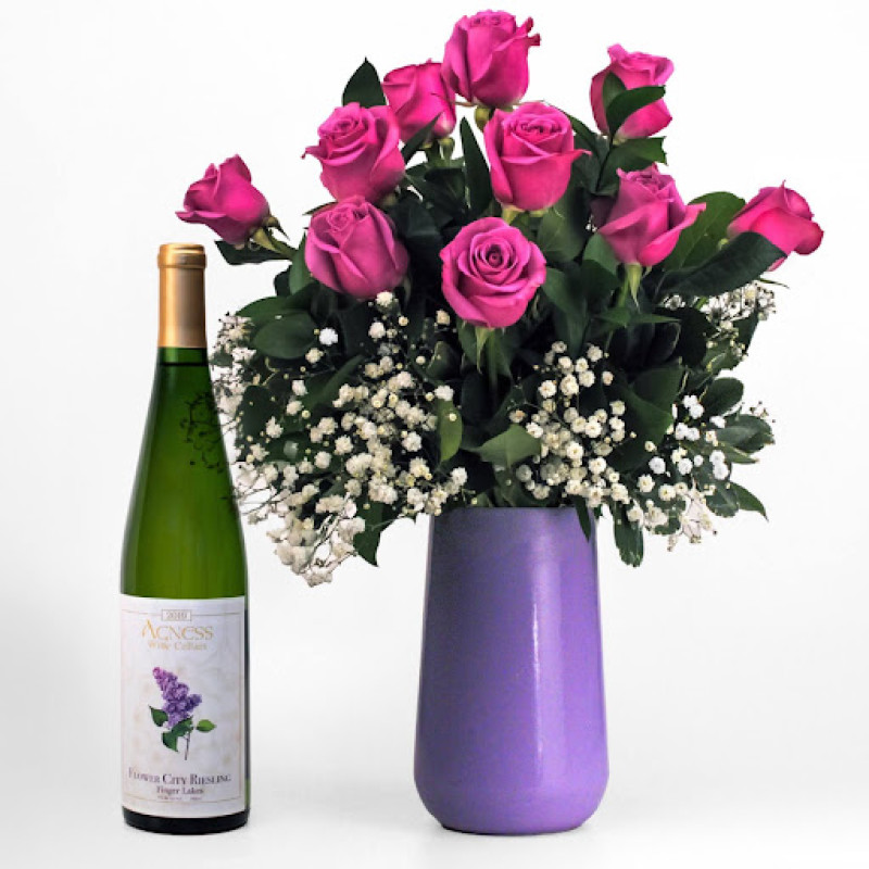 Flower City Lavender Rose & Riesling  - Same Day Delivery