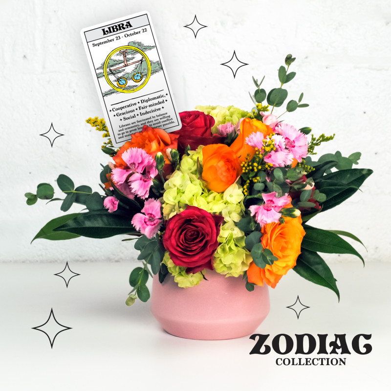 Zodiac Collection Libra Bouquet - Same Day Delivery