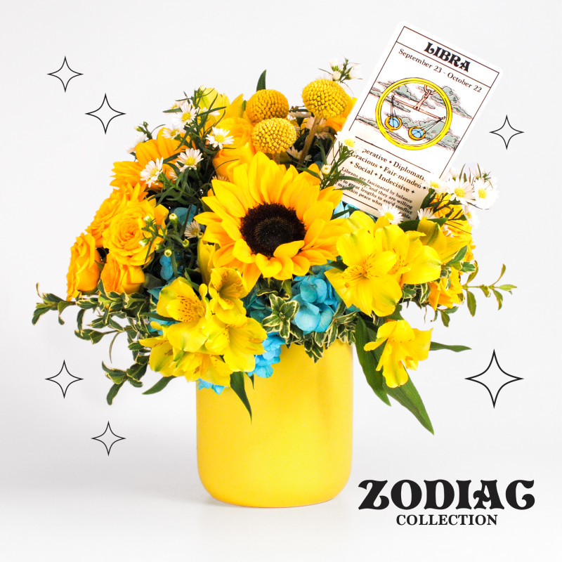 Zodiac Collection Libra Bouquet - Same Day Delivery