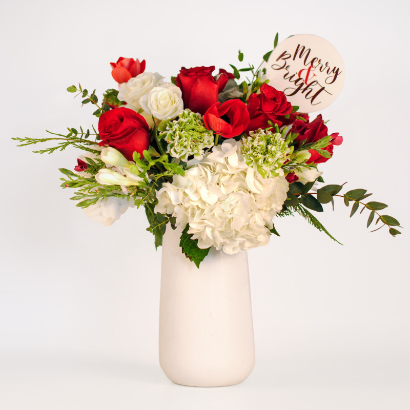 Merry and Bright 25 Bouquet - Same Day Delivery