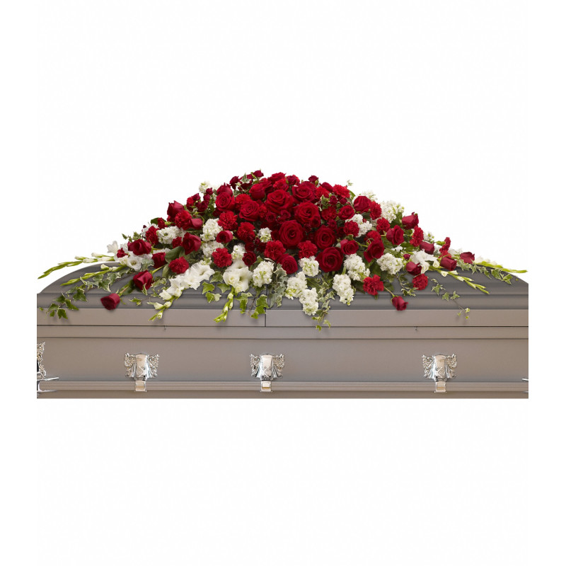 Garden of Grandeur Casket Spray - Same Day Delivery