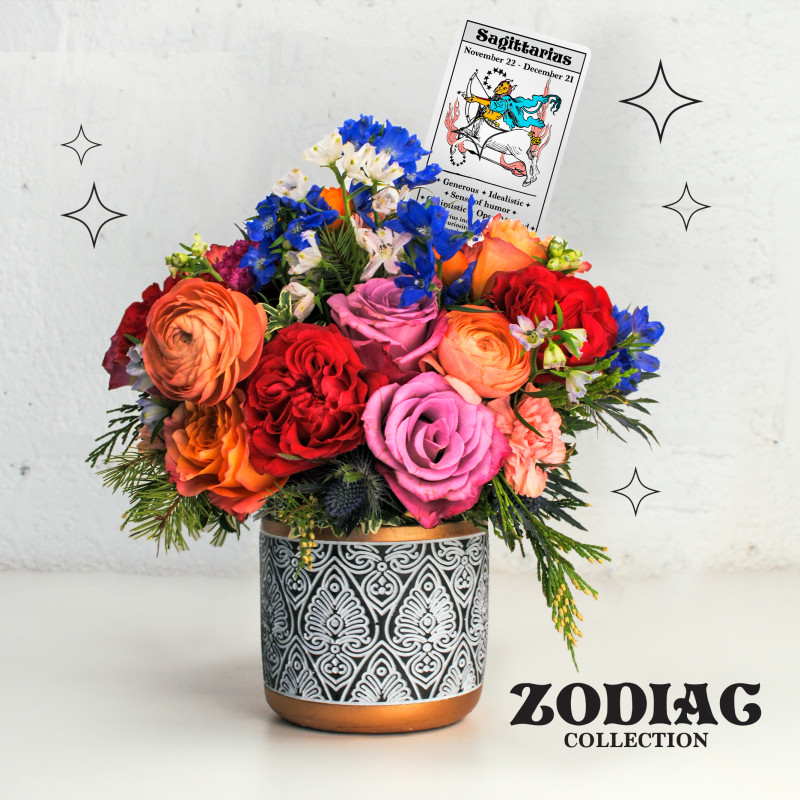 Zodiac Collection SAGITTARIUS Bouquet - Same Day Delivery