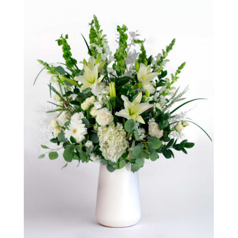 Elegance In White Petite Bouquet - Same Day Delivery