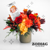  Zodiac Collection ARIES Bouquet: Traditional