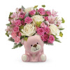 Precious Pink Bear Bouquet: Premium
