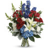 Colorful tribute Bouquet: Fancy