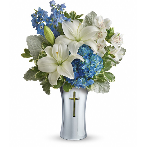 Sympathy - Skies Of Remembrance Bouquet - Best Florist in Rochester, NY